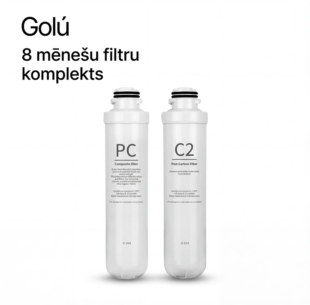 8 mēnešu filtru komplekts